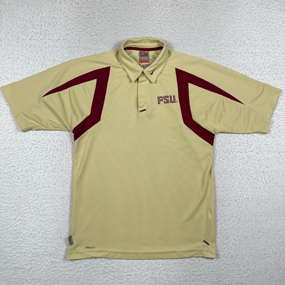 Nike Other - FSU Polo Shirt Men Small Gold Florida State Seminoles Nike ACC College NCAA